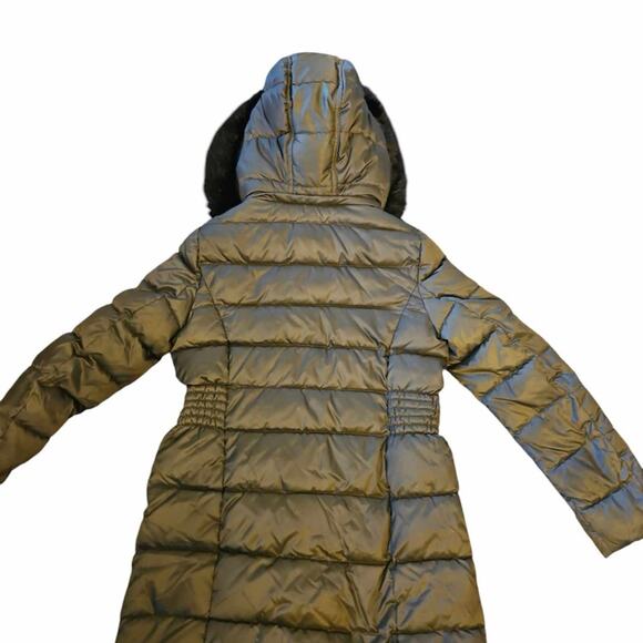 Halifax Traders Women's Snow Puffer Coat with Front Pockets Green Size Medium - Picture 4 of 6